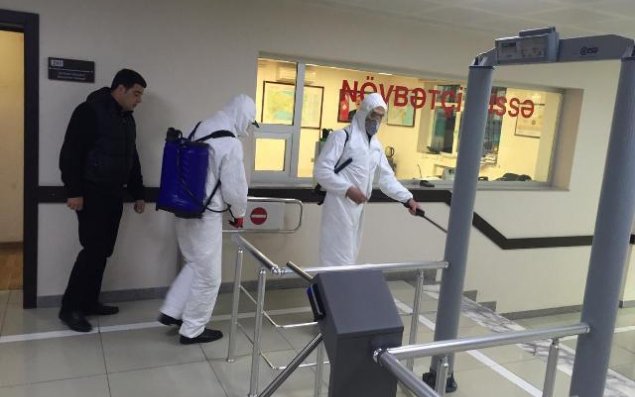  Nəsimi rayonunda koronavirusa qarşı dezinfeksiya işləri davam etdirilir – FOTO