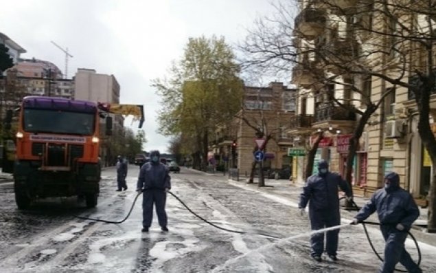 Bakıda gücləndirilmiş dezinfeksiya işləri aparılacaq 