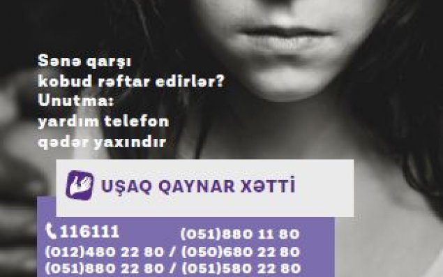 “Uşaq Qaynar Xətti” son 1 ayda rekord sayda müraciət qəbul edib 