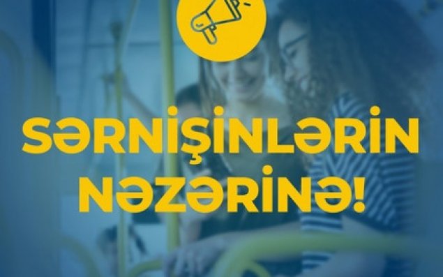 BNA tibbi maskadan istifadə etməyən sərnişinlərə xəbərdarlıq edib 