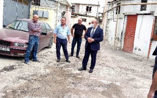 Rayon İcra Hakimiyyətinin başçısı 3-cü Alatavada sakinlərlə görüşdü  - FOTOLAR 