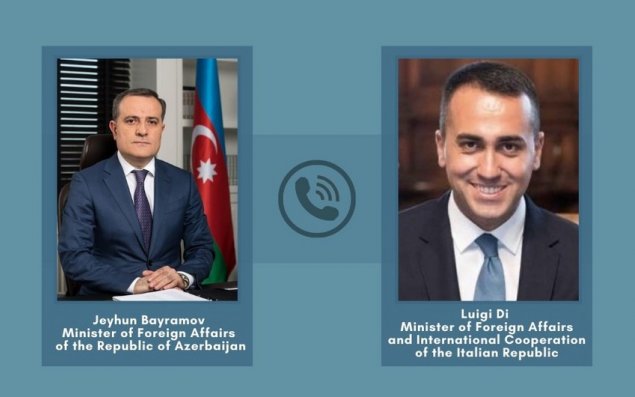 Azərbaycan və İtaliya XİN başçıları arasında telefon danışığı olub 