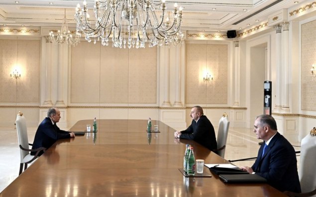 Prezident İlham Əliyev Rusiya Federal Təhlükəsizlik Xidmətinin direktorunu qəbul edib