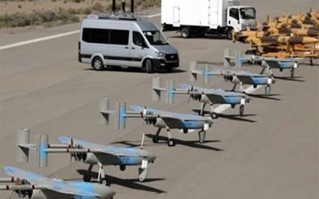 İran Silahlı Qüvvələri ilk dəfə pilotsuz aparatların təlimini keçirir