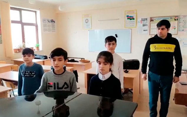 “Xudayar təsnifi”ni bu dəfə uşaqlar ifa etdilər - VİDEO