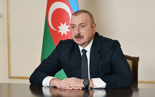 Prezident Cənub Qaz Dəhlizi Məşvərət Şurasının videokonfransında çıxış etdi - FOTO