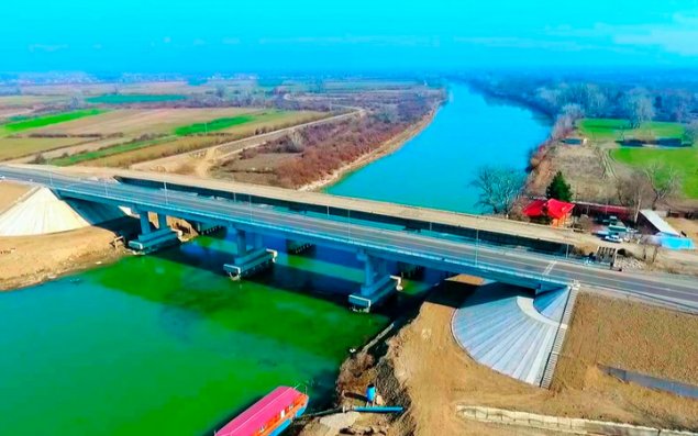 Azərbaycanda yeni körpü açıldı - FOTOLAR