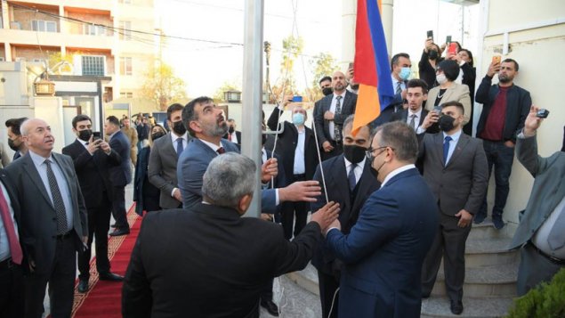 İraq Kürdüstanında Ermənistanın baş konsulluğu açıldı