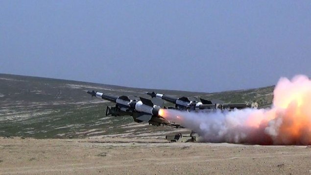Zenit-Raket Qoşunlarında döyüş atışlı təlimlər keçirildi (VİDEO)