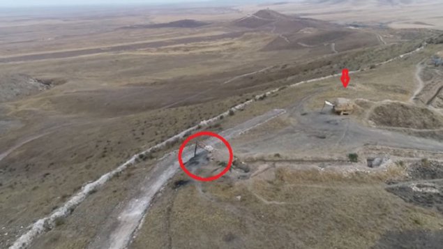 Ermənilərin illərdir gizli saxladığı bunkerin içindən görüntülər (VİDEO)
