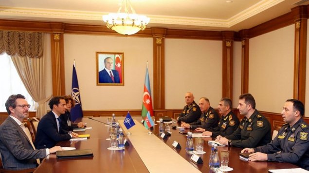 Nazir NATO-nun Qafqaz və Mərkəzi Asiya üzrə xüsusi nümayəndəsi ilə görüşdü (FOTO)