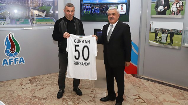 Rövnəq Abdullayev Qurban Qurbanovla görüşdü