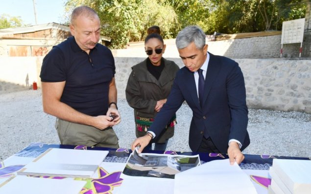 Şuşada təmir və bərpa olunan hoteldə görülən işlərlə tanışlıq