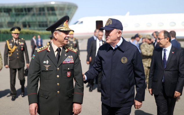 Hulusi Akar Azərbaycana gəlib - FOTO