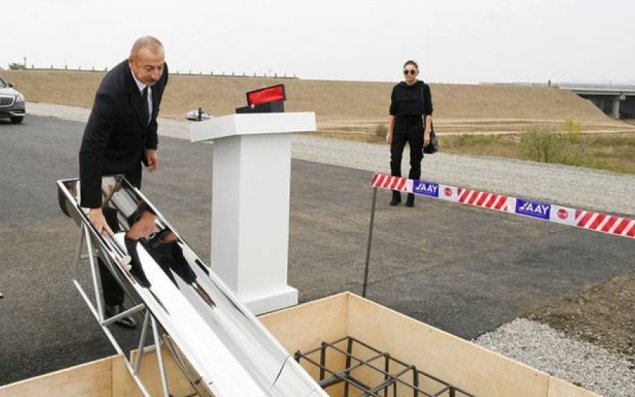 Ağdamın daxili yol və kommunikasiya şəbəkəsinin təməli qoyuldu 