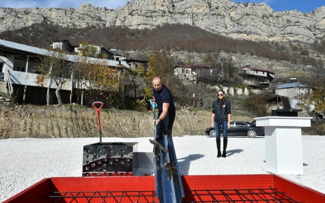 Cəbrayılda yarımstansiyanın və Rəqəmsal İdarəetmə Mərkəzinin təməli qoyuldu