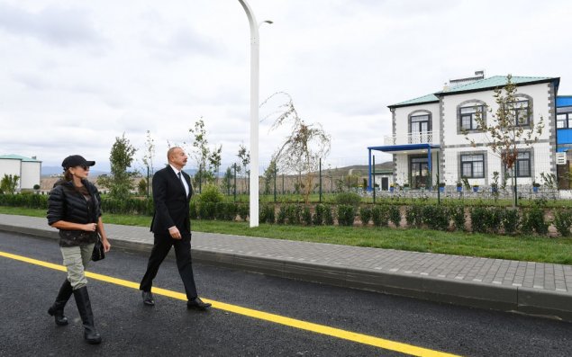 Prezidentlə xanımı Zəngilana getdi