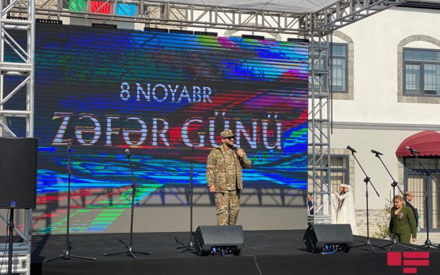 Zəfər Günü münasibətilə Ağalıda konsert təşkil edilib - FOTO