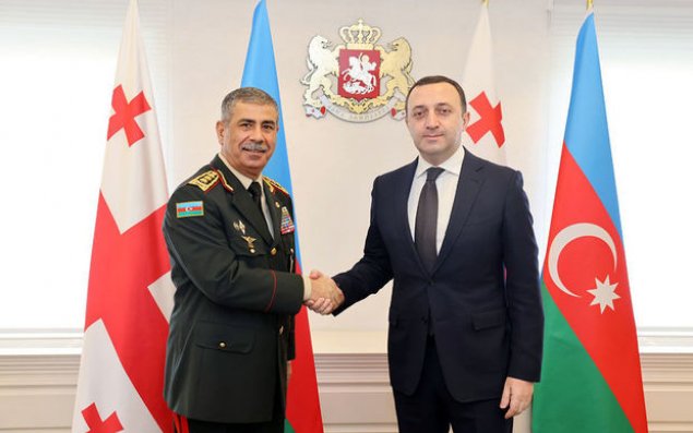 Gürcüstanın Baş naziri ilə görüşüb - FOTO