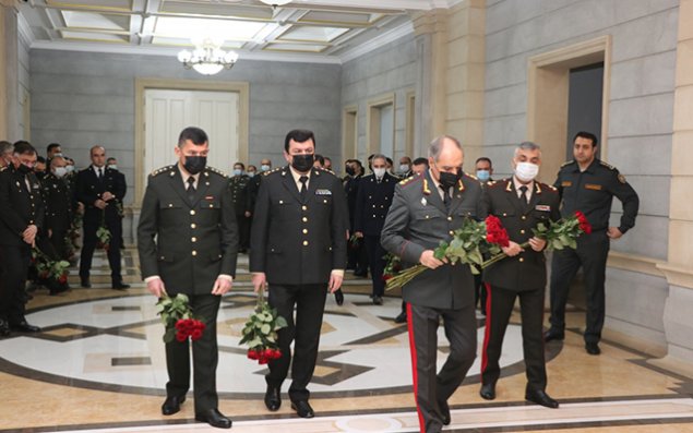 Hərbi prokurorluqda Heydər Əliyevin xatirəsi anıldı - FOTO