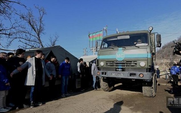 Laçın istiqamətinə daha bir hərbi maşın hərəkət etdi