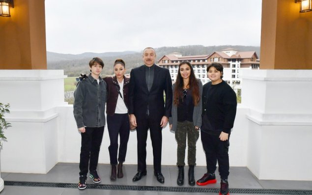 Prezidentlə xanımı “Şabran” İstirahət Kompleksinin açılışına qatıldı - YENİLƏNİB + FOTOLAR