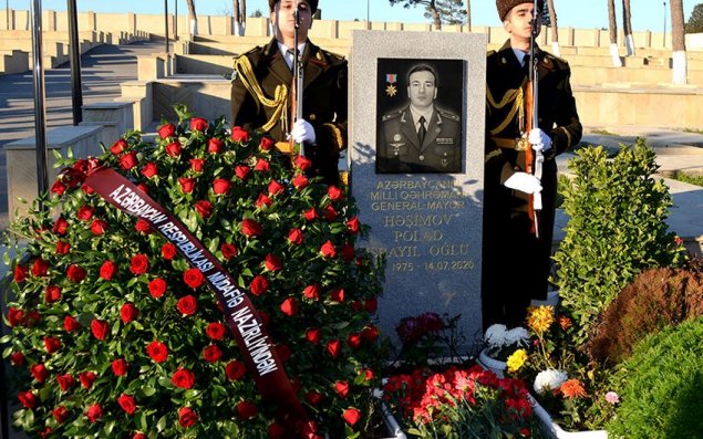 General-mayor Polad Həşimovun xatirəsi yad edildi - VİDEO