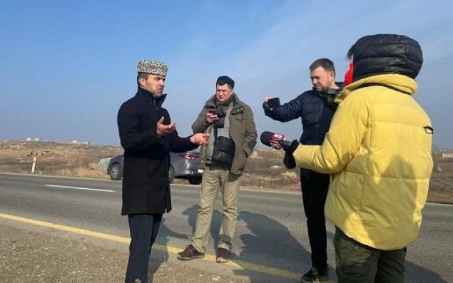 Ukraynalı jurnalistlər Füzuliyə getdi