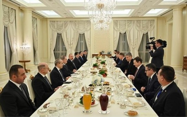 Yohannisin şərəfinə rəsmi ziyafət verildi - Foto