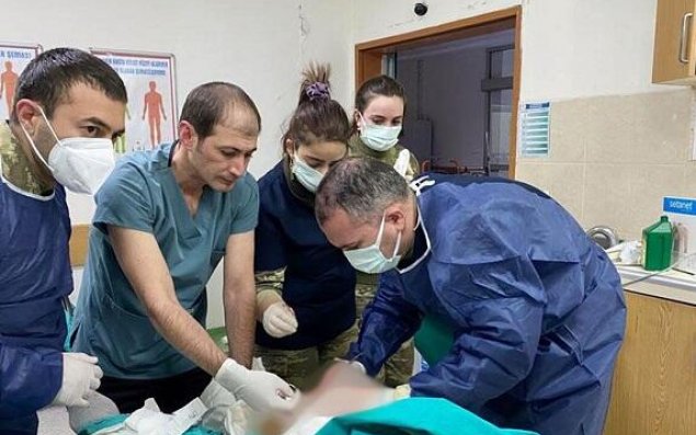 Hərbi tibb personalımız Türkiyədə əaliyyətə başladı