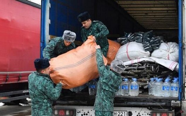 DSX də Türkiyəyə humanitar yardım göndərdi - Video