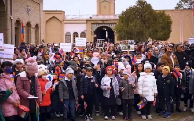 İran erməniləri Azərbaycana qarşı - VİDEO