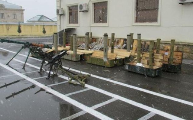 Füzulidə silah-sursat aşkar edildi