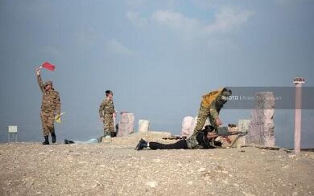 Erməni hərbçiləri Dığda yenə mühəndis işlərinə başladı