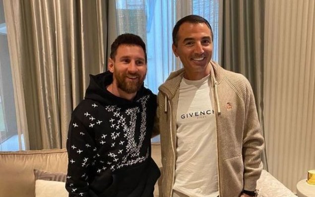 Azərbaycanlı iş adamı Messinin evində qonaq oldu - FOTO