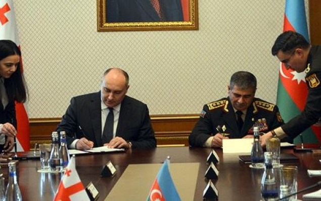 Zakir Həsənov gürcüstanlı həmkarı ilə görüşdü