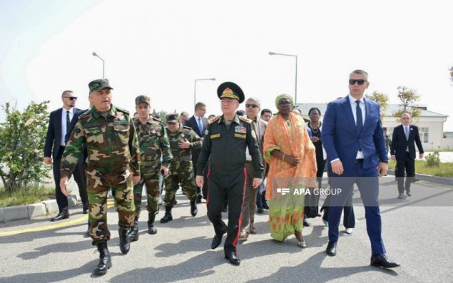 FHN-in hərbi hissəsində təlim keçirilib, Kəmaləddin Heydərov izləyib