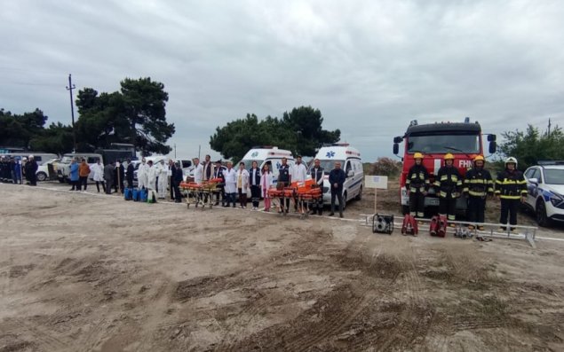 FHN-in Muğan Regional Mərkəzi nümunəvi mülki müdafiə məşqi keçirib