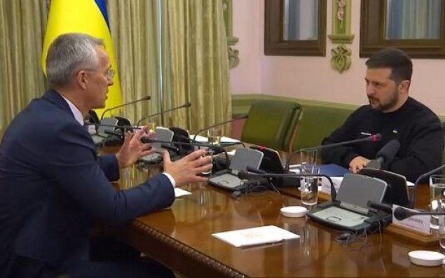 Stoltenberq Zelenski ilə görüşdən imtina etdi