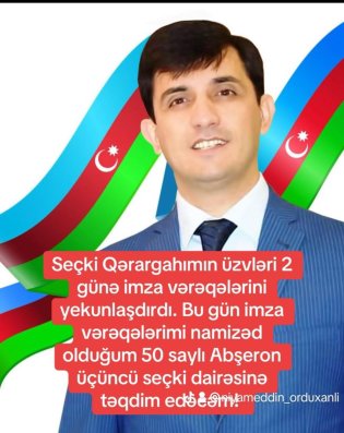 Niyaməddin Orduxanlının imzasını 2 günə topladılar