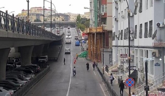 Bu yolda avtobus zolağına giriş məhdudlaşdırıldı 