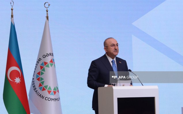 Çavuşoğlu: Bölgədə sülhü bərqərar etmək Türkiyə ilə Azərbaycanın ortaq arzusudur