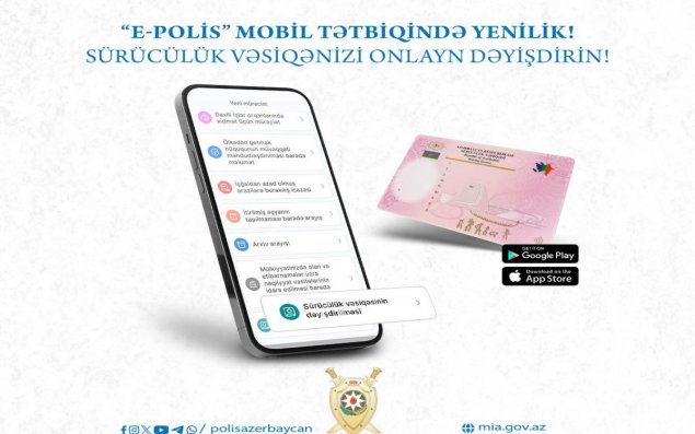Sürücülük vəsiqəsini onlayn yeniləmək mümkün olacaq - VİDEO