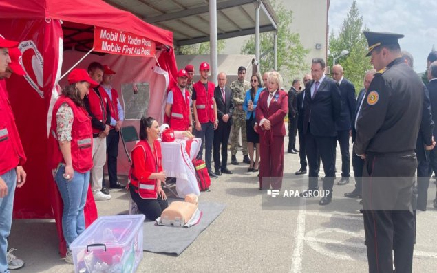 ​​​​​​​FHN-in Sumqayıt Regional Mərkəzində Heydər Əliyevin anadan olmasının 102-ci ildönümü ilə bağlı tədbir keçirildi - FOTO