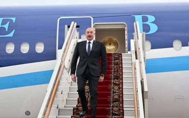 Prezident İlham Əliyev Macarıstana işgüzar səfərə gəlib