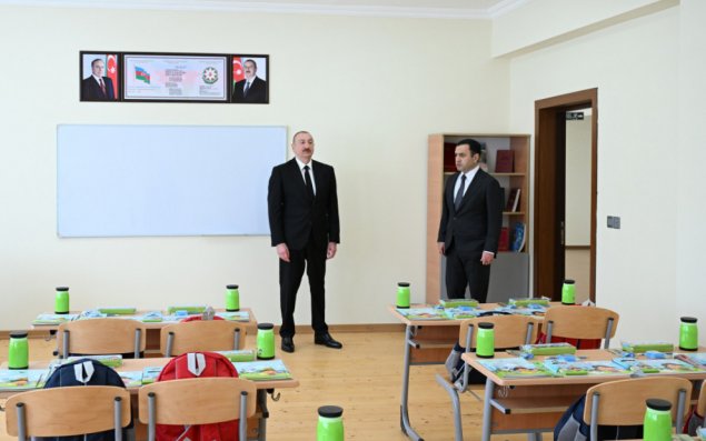 Prezident İlham Əliyev “Talıstan” liseyinin binasının açılışında iştirak edib - FOTO