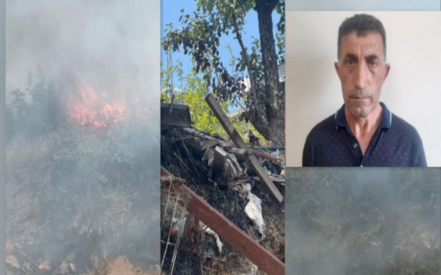 Xankəndidə yanğın törədən şəxs həbs edilib