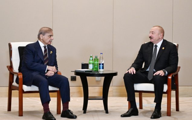 Prezident İlham Əliyevin Pakistanın Baş naziri ilə görüşü olub - YENİLƏNİB