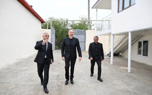 Prezident İlham Əliyev Xocalı rayonunun Seyidbəyli kəndində olub