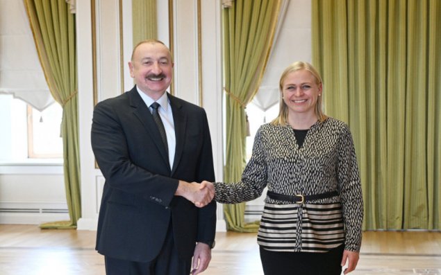 Prezident İlham Əliyev ATƏT sədrini qəbul edib